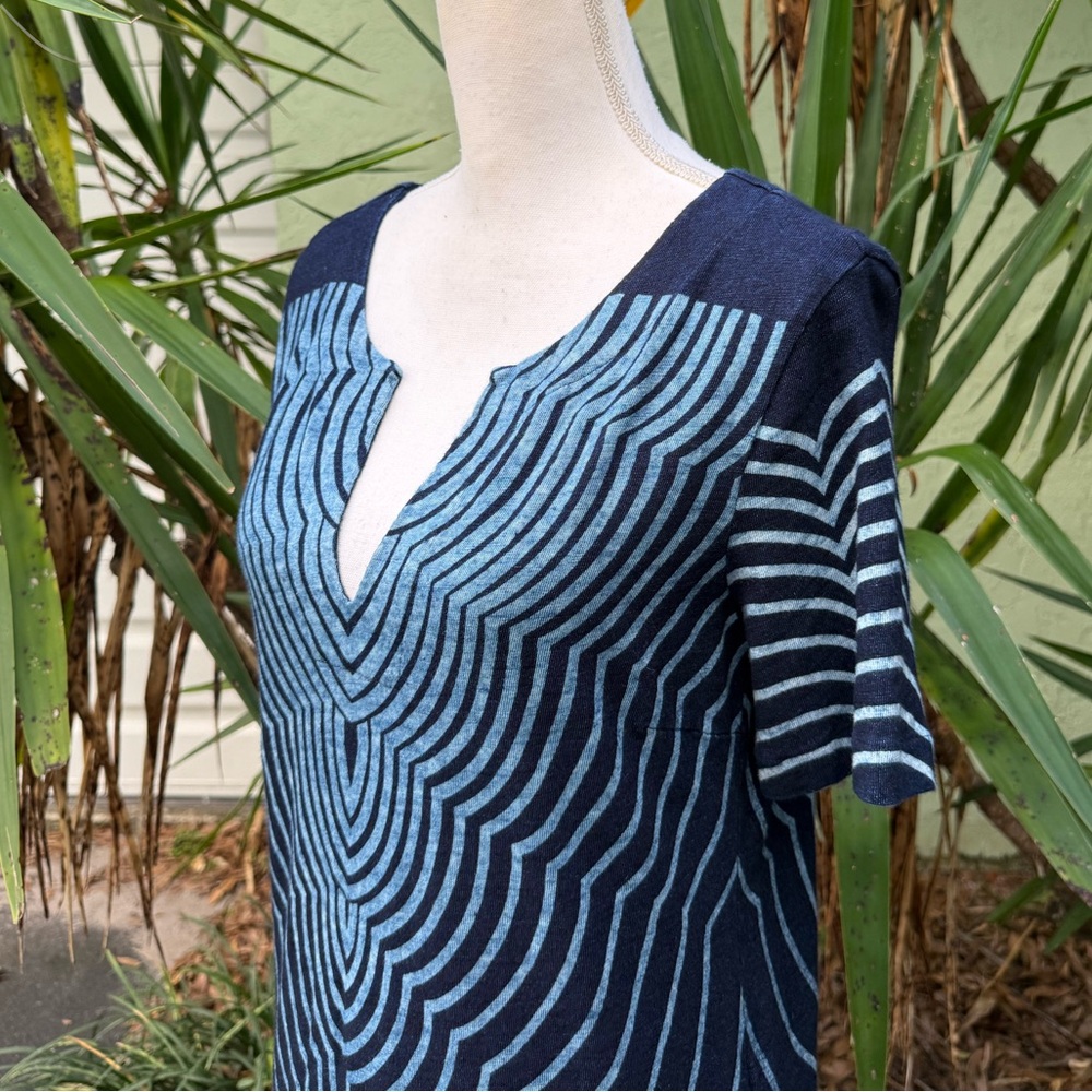 Marc Jacobs Navy and Turquoise Dress